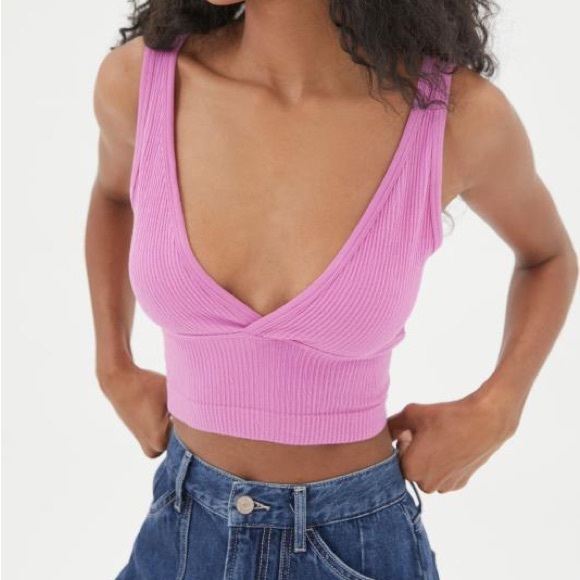 Urban Outfitters drew seamless surplice bra top - Picture 4 of 5